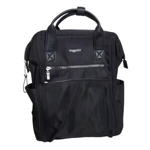 Baggallini Black Soho Backpack Laptop Bag- Travel-School-Overnight Large